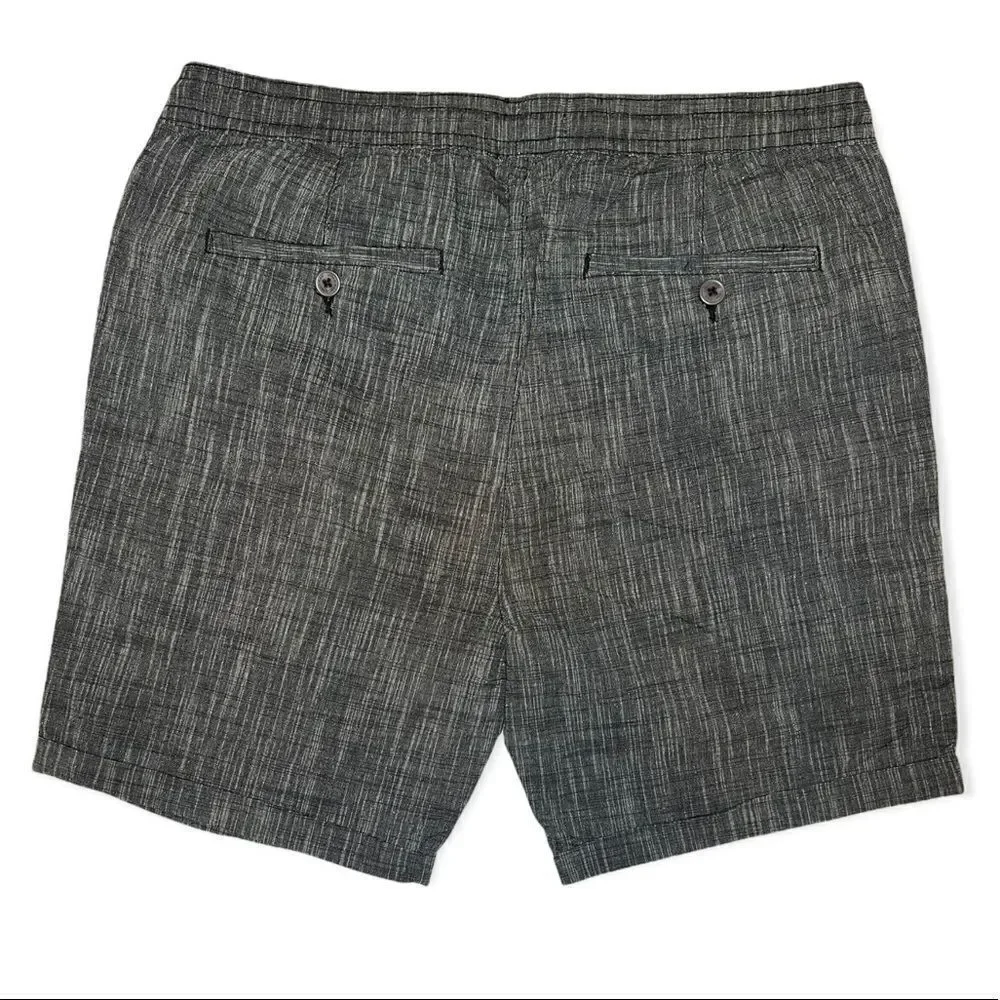 Urban Man Men’s Grey Elastic Waist Drawstring Shorts Size XL